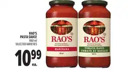 Metro RAO'S PASTA SAUCE offer