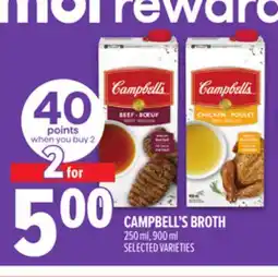 Metro CAMPBELL'S BROTH offer