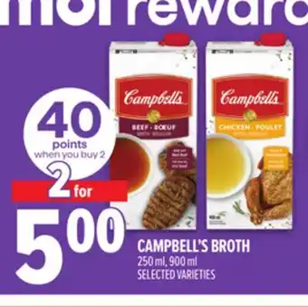 Metro CAMPBELL'S BROTH offer