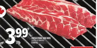 Metro FRESH PORK SIDE RIBS offer