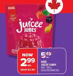 Metro DARE JUICEE CANDY offer