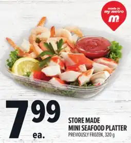 Metro STORE MADE MINI SEAFOOD PLATTER offer