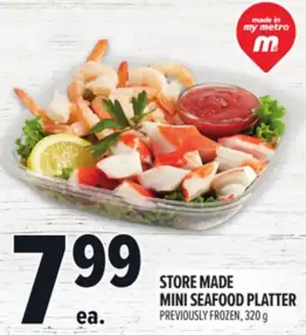 Metro STORE MADE MINI SEAFOOD PLATTER offer