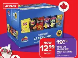 Metro FRITO LAY CLASSIC MIX MEGA SIZE CHIPS offer