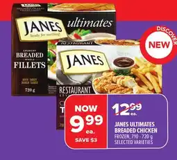 Metro JANES ULTIMATES BREADED CHICKEN offer