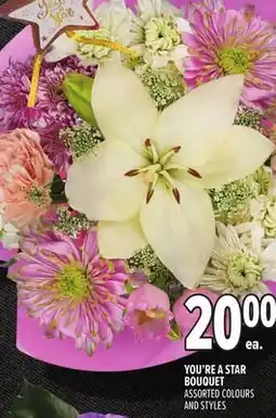 Metro YOU'RE A STAR BOUQUET offer