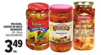 Metro MOLISANA, AURORA OR UNICO MARINADES offer