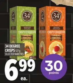Metro 34 DEGREE CRISPS offer