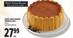 Metro FRONT STREET BAKERY TIRAMISU CAKE offer