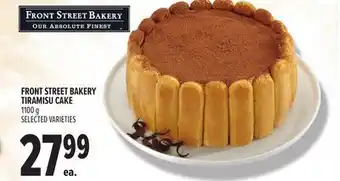 Metro FRONT STREET BAKERY TIRAMISU CAKE offer