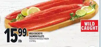 Metro WILD SOCKEYE SALMON FILLETS offer