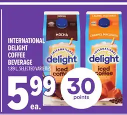 Metro INTERNATIONAL DELIGHT COFFEE BEVERAGE offer
