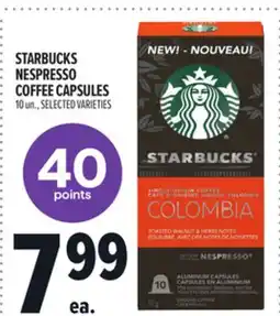 Metro STARBUCKS NESPRESSO COFFEE CAPSULES offer