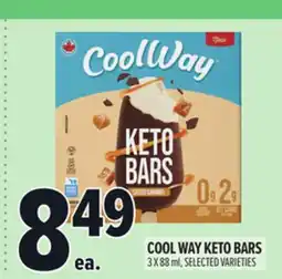 Metro COOL WAY KETO BARS offer