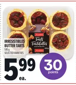 Metro IRRESISTIBLES BUTTER TARTS offer