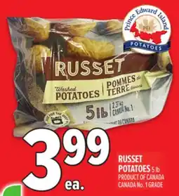 Metro RUSSET POTATOES offer
