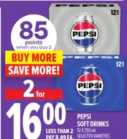 Metro PEPSI SOFT DRINKS offer