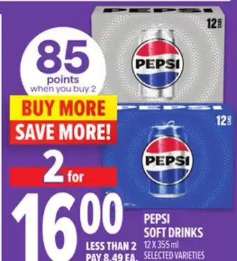 Metro PEPSI SOFT DRINKS offer