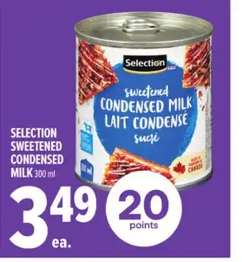 Metro SELECTION SWEETENED CONDENSED MILK offer