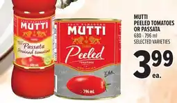 Metro MUTTI PEELED TOMATOES OR PASSATA offer