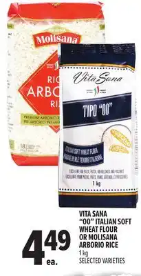 Metro VITA SANA 00 ITALIAN SOFT WHEAT FLOUR OR MOLISANA ARBORIO RICE offer