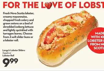 Longo's Longo's Lobster Sliders offer
