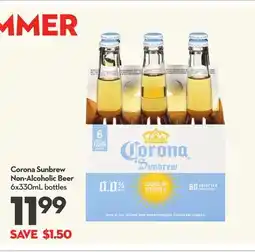 Longo's Corona Sunbrew Non-Alcoholic Beer offer