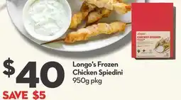 Longo's Longo's Frozen Chicken Spiedini offer