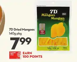 Longo's 7D Dried Mangoes offer