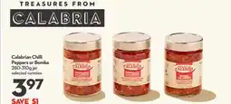 Longo's Calabrian Chilli Peppers or Bomba offer