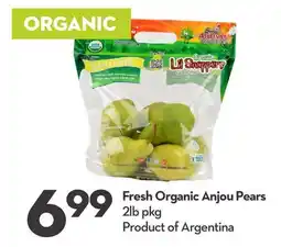 Longo's Fresh Organic Anjou Pears offer