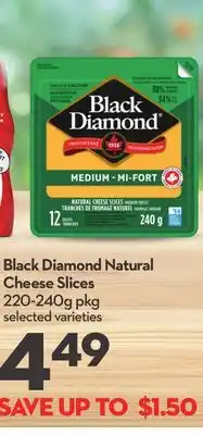 Longo's Natural Cheese Slices offer