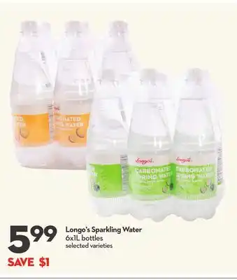 Longo's Longo's Sparkling Water offer