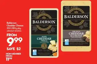 Longo's Balderson Cheddar Cheese offer