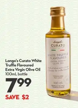 Longo's Longo's Curato White Truffle Flavoured Extra Virgin Olive Oil offer