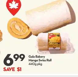 Longo's Gala Bakery Mango Swiss Roll offer