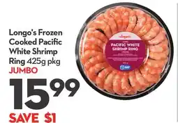 Longo's Longo's Frozen Cooked Pacific White Shrimp Ring offer
