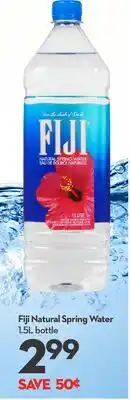 Longo's Fiji Natural Spring Water offer