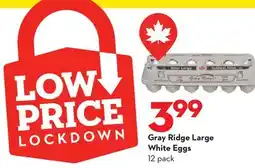Longo's Large White Eggs offer