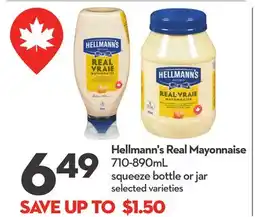 Longo's Hellmann's Real Mayonnaise offer
