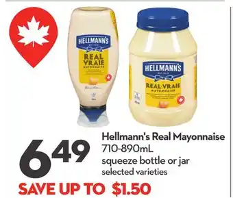 Longo's Hellmann's Real Mayonnaise offer