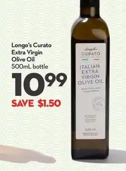 Longo's Longo's Curato Extra Virgin Olive Oil offer
