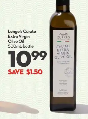 Longo's Longo's Curato Extra Virgin Olive Oil offer