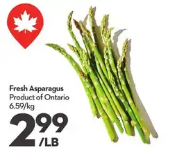 Longo's Fresh Asparagus offer
