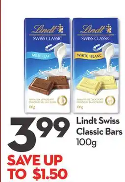 Longo's Lindt Swiss Classic Bars offer