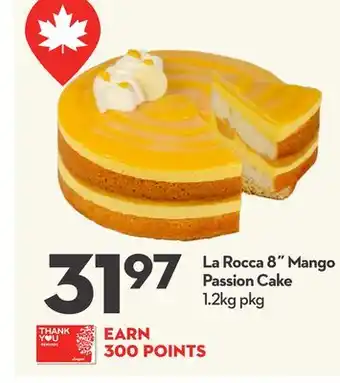 Longo's La Rocca 8˝ Mango Passion Cake offer