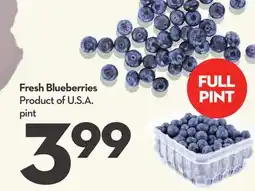 Longo's Fresh Blueberries offer
