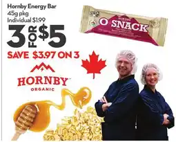 Longo's Hornby Energy Bar offer