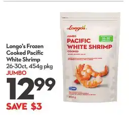Longo's Longo's Frozen Cooked Pacific White Shrimp offer