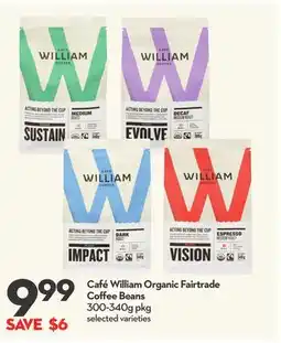 Longo's Café William Organic Fairtrade Coffee Beans offer